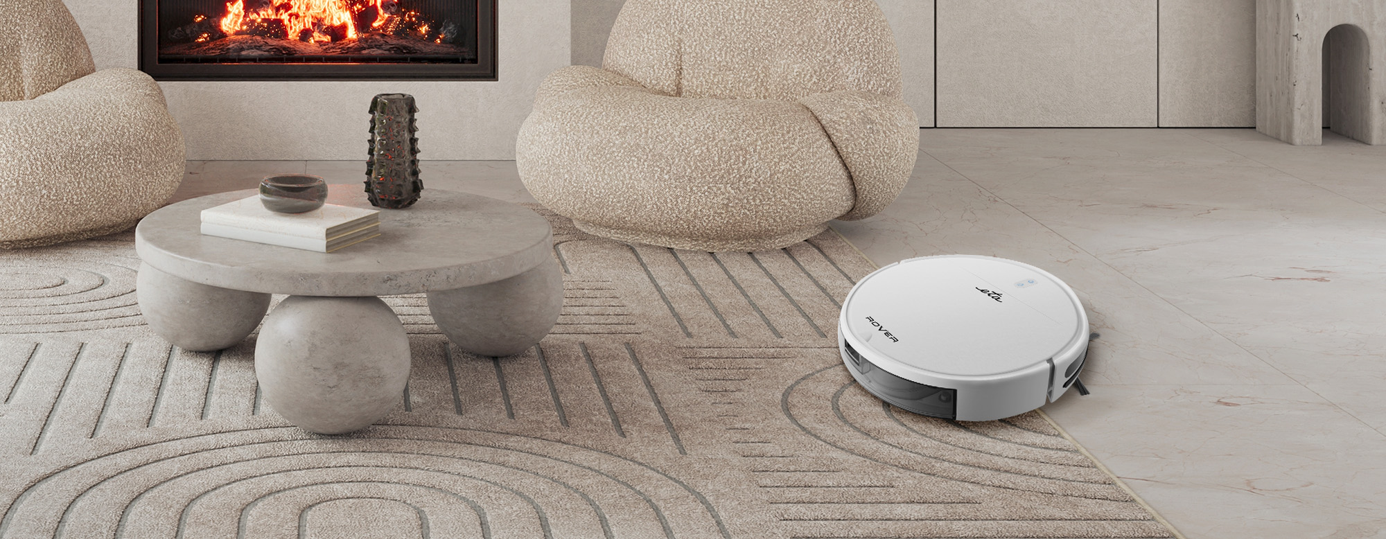 Robotický vysavač ETA Rover 1248 90000 bílá white