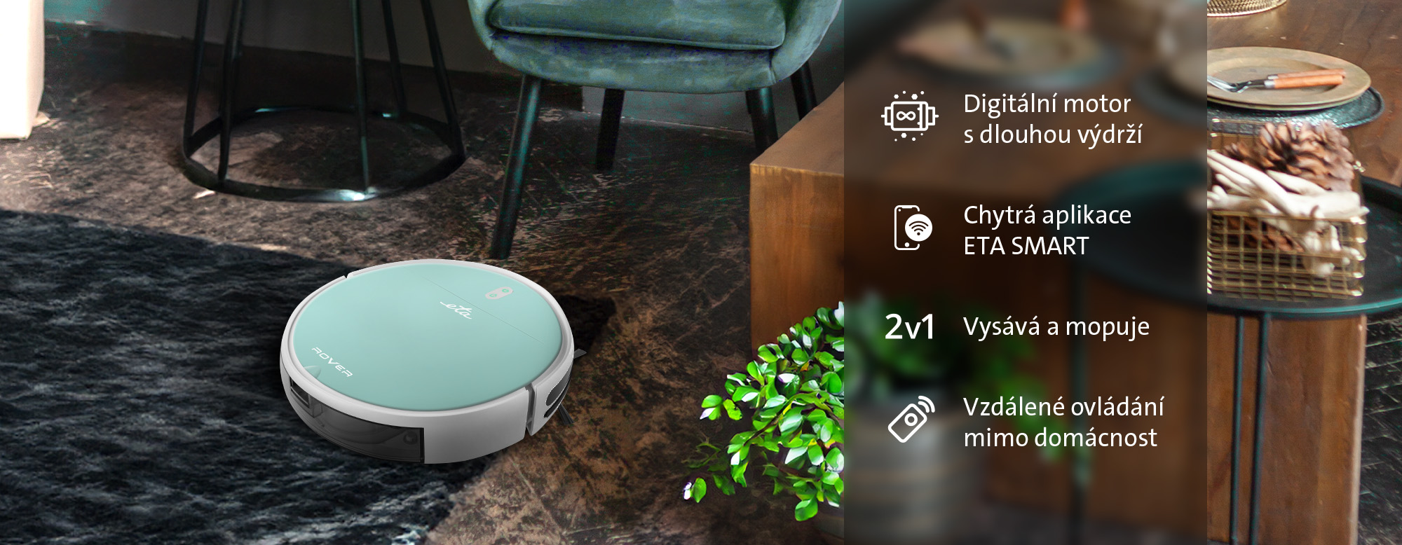 Robotický vysavač ETA Rover 1248 90020