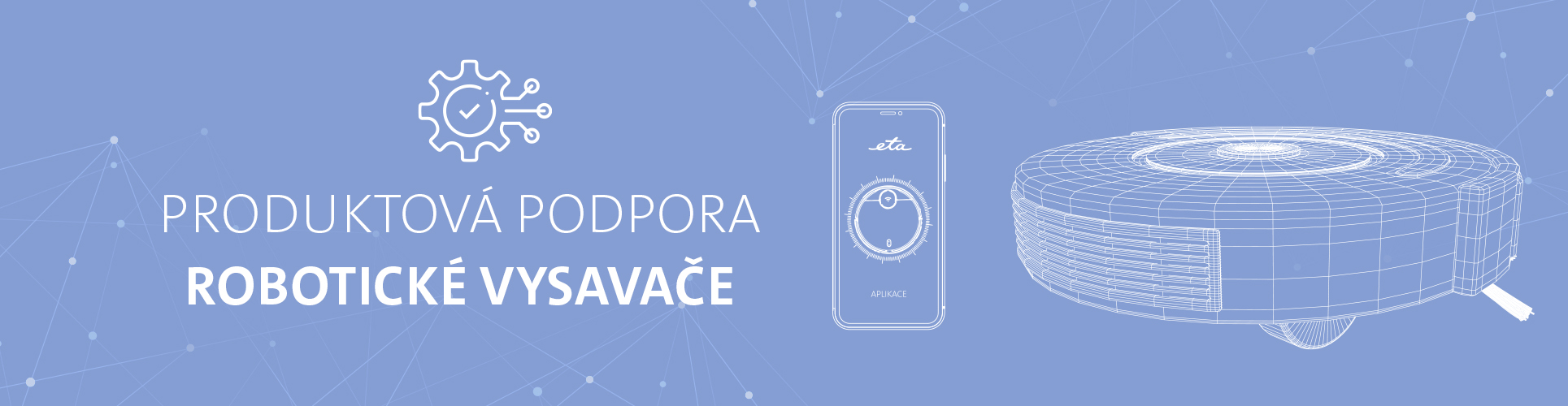 Robotický vysavač ETA Rover 1248 90000 bílá white