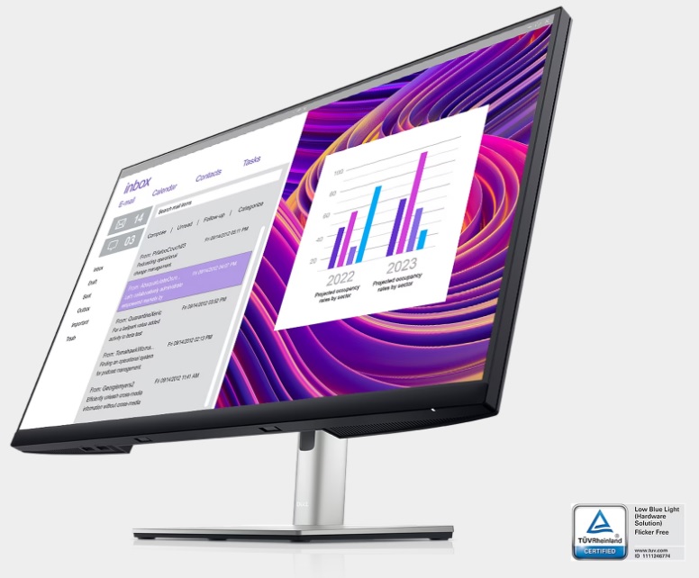 27 LED monitor DELL P2723QE 2696 IPS černý black