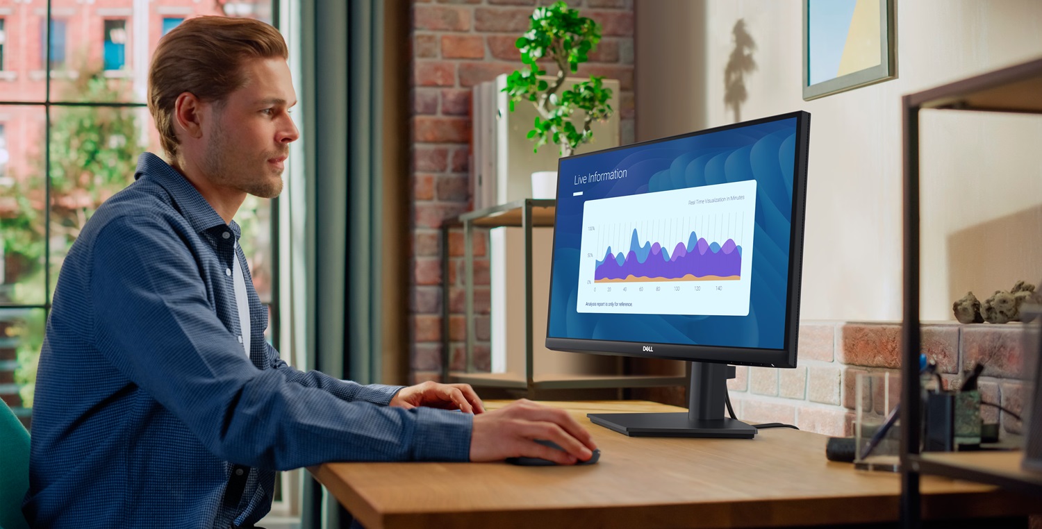 23 LED monitor DELL E2425HS 2381 černý black