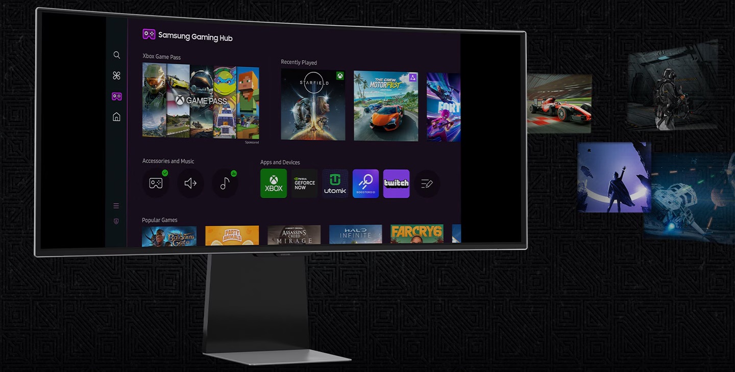 34 LED monitor SAMSUNG Odyssey OLED G8 G855D34 stříbný silver