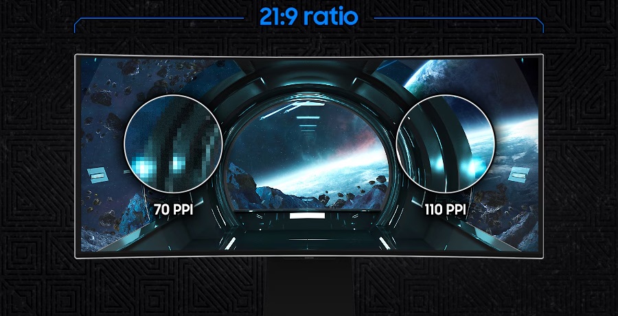 34 LED monitor SAMSUNG Odyssey OLED G8 G855D34 stříbný silver