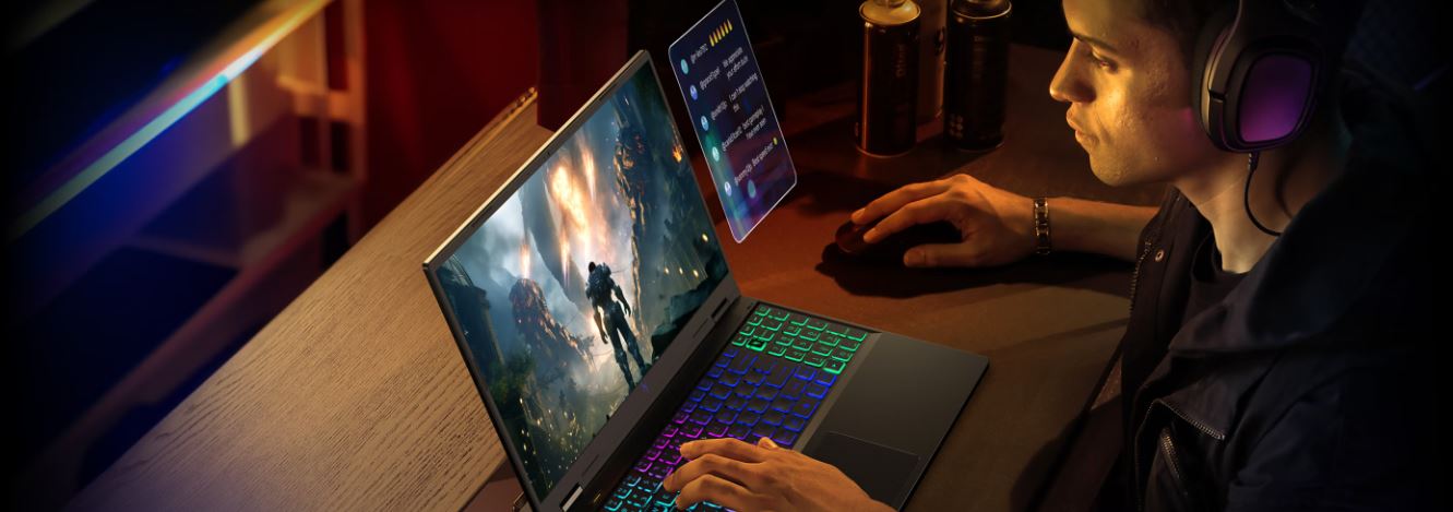 Herní notebook ACER Nitro 16 AN1642R9D6 černý black