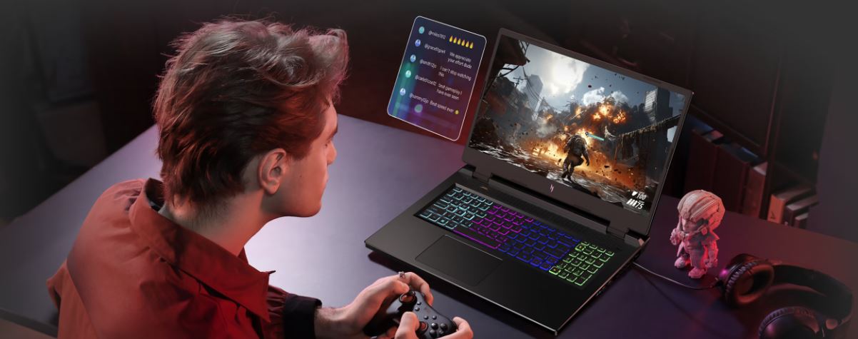 Herní notebook ACER Nitro 17  AN1742R0X0 černý black