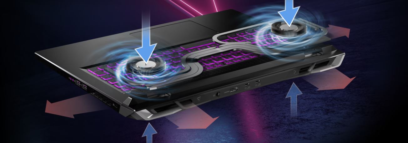 Herní notebook ACER Nitro 17  AN1742R152 černý black