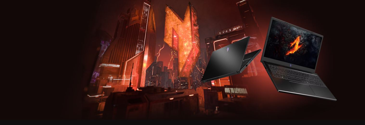 Herní notebook ACER Nitro V 15 ANV1541R0P6 černý black