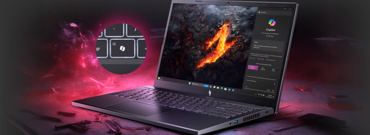 Herní notebook ACER Nitro V 15 ANV1541R70R černý black