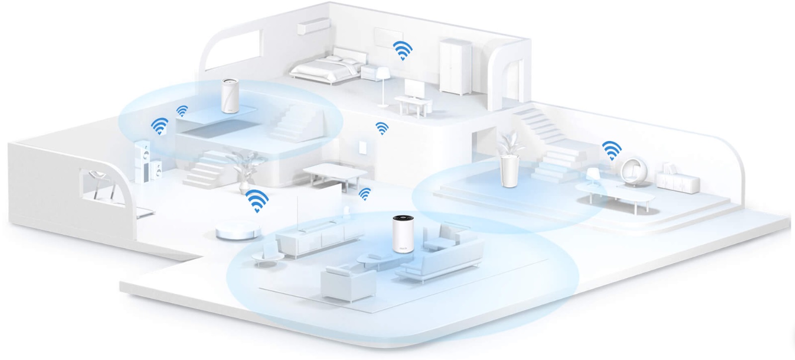 Mesh wifi router TPLINK Wifi7 Deco BE653pack