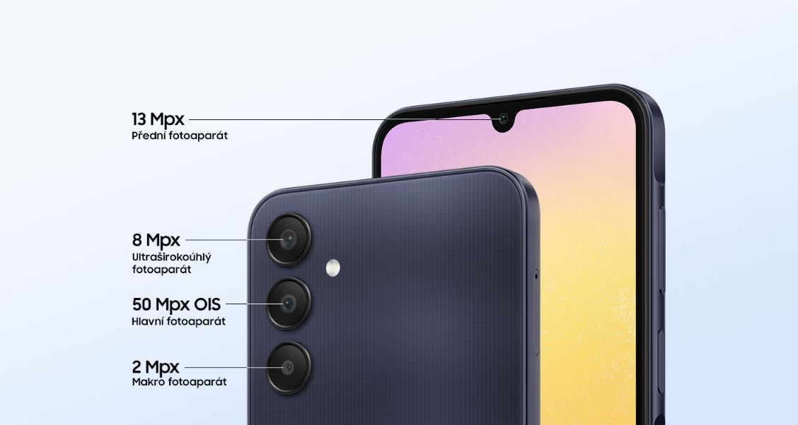 Mobilní telefon SAMSUNG Galaxy A25 5G 6GB128GB černá