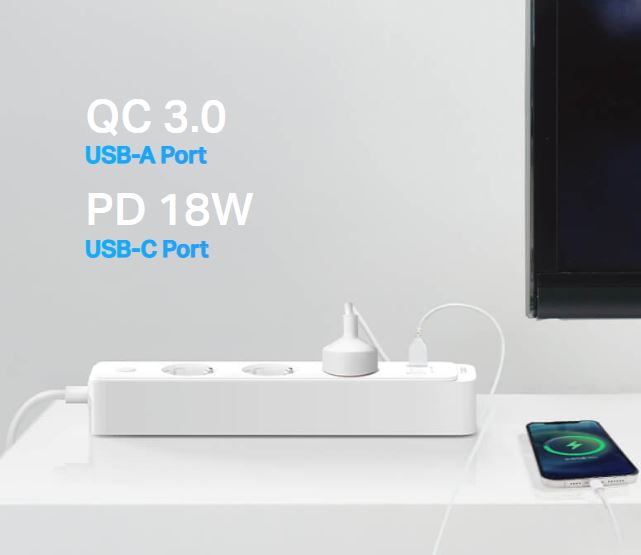 Chytrá trojzásuvka TPLINK Tapo P300 WiFi