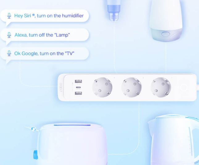 Chytrá trojzásuvka TPLINK Tapo P300 WiFi