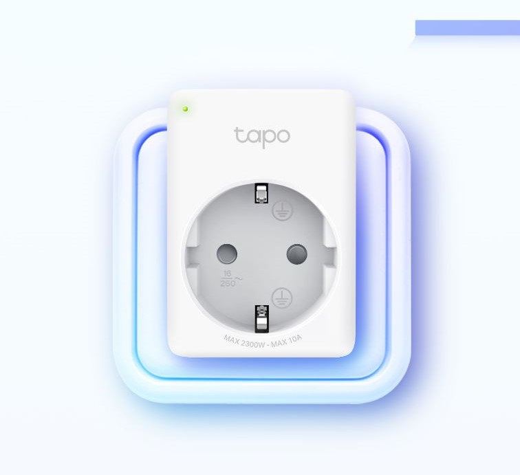 Chytrá WiFi zásuvka TPLINK Tapo P100 1pack EU