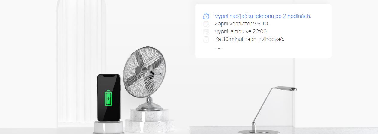 Chytrá WiFi zásuvka TPLINK Tapo P100 1pack EU