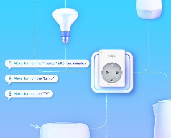 Chytrá WiFi zásuvka TPLINK Tapo P100 1pack EU