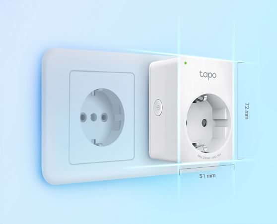 Chytrá WiFi zásuvka TPLINK Tapo P100 1pack EU