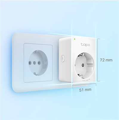 Chytrá WiFi zásuvka TPLINK Tapo P100M EU
