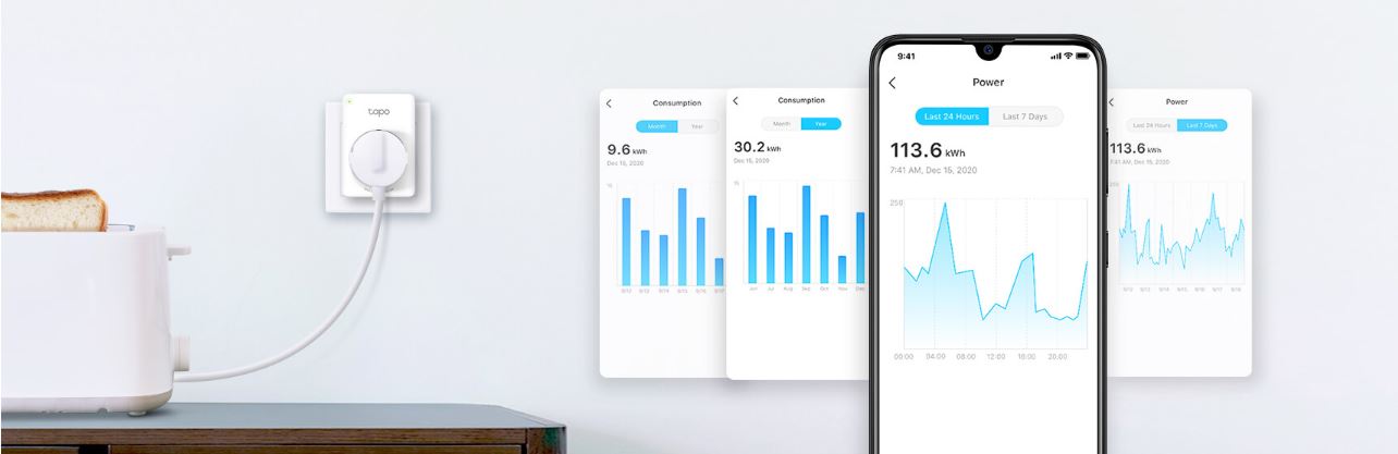 Chytrá WiFi zásuvka TPLINK Tapo P110 2pack EU