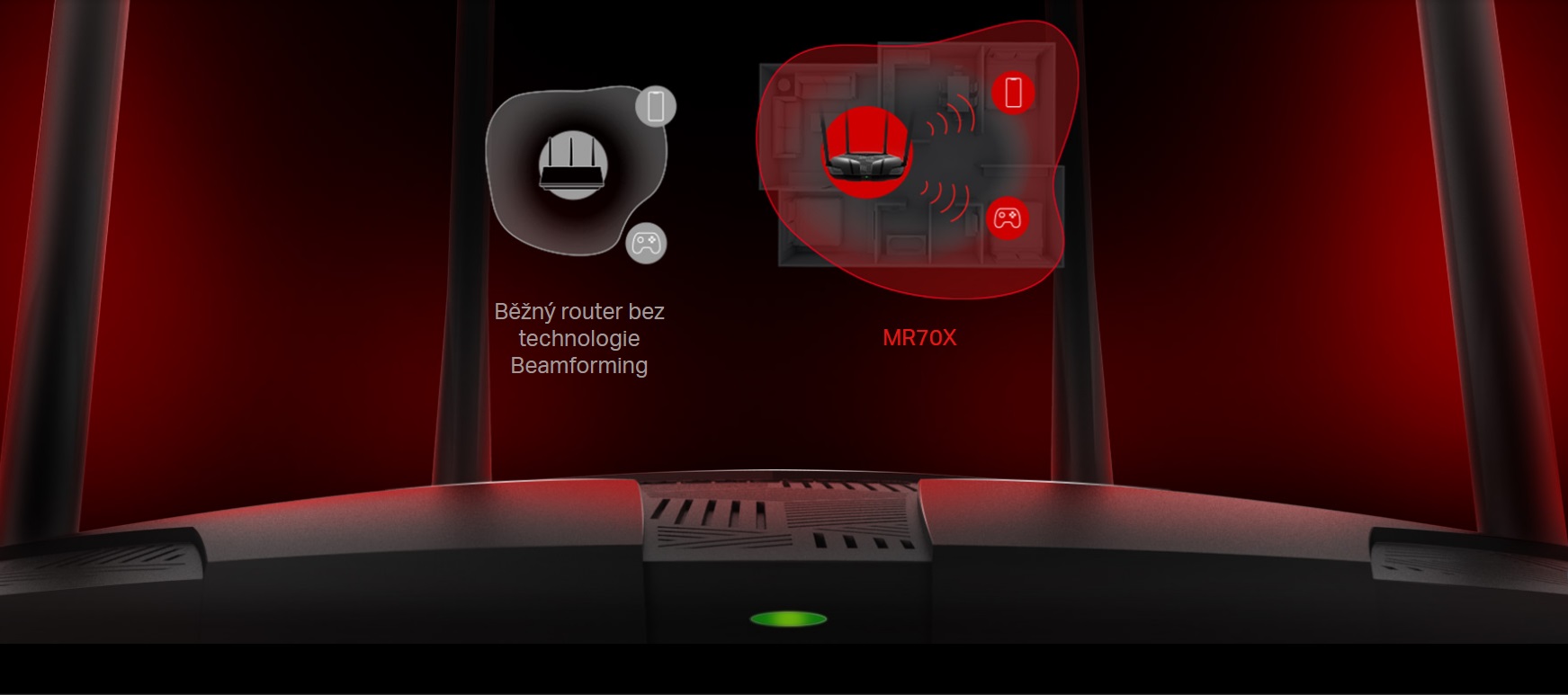 WiFi router MERCUSYS MR70X AX1800 WiFi 6
