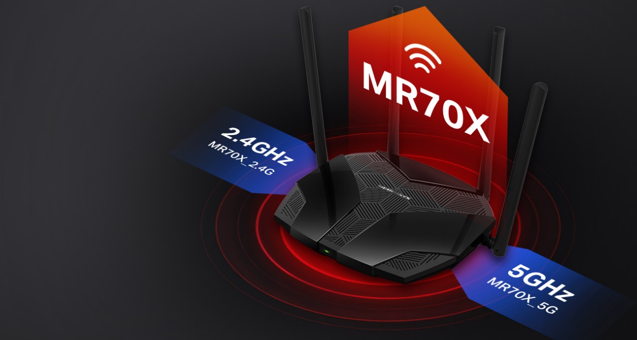 WiFi router MERCUSYS MR70X AX1800 WiFi 6