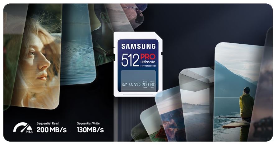 Paměťová karta SAMSUNG SDXC 512GB PRO ULTIMATE