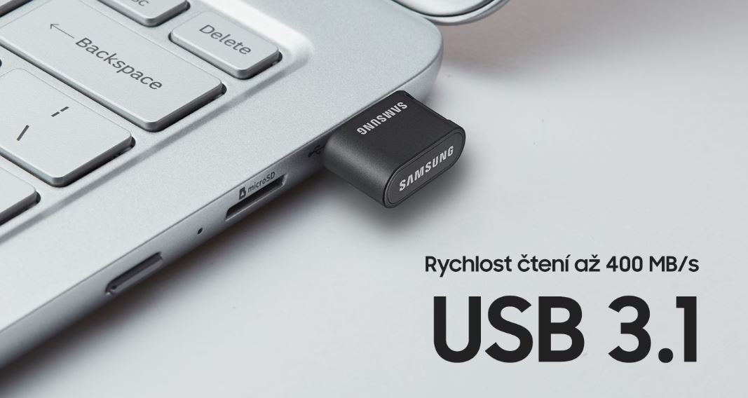 Přenosný flash disk SAMSUNG USB 31 Flash Disk FIT Plus 512GB