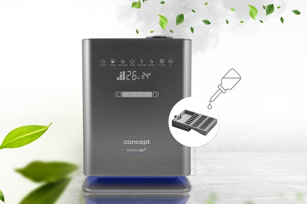 Zvlhčovač vzduchu s aromadifuzérem CONCEPT Perfect Air Smart ZV2021