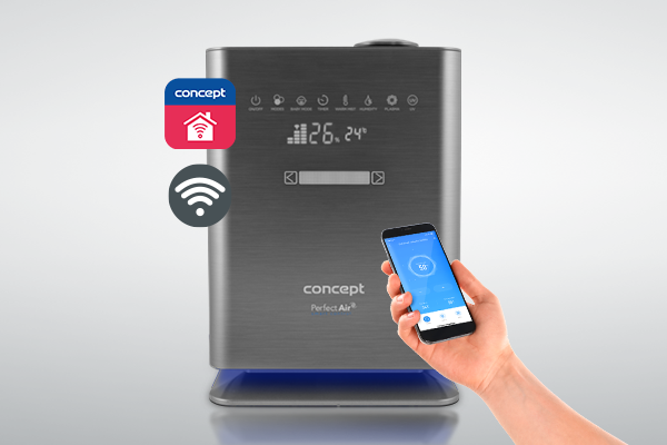 Zvlhčovač vzduchu s aromadifuzérem CONCEPT Perfect Air Smart ZV2021