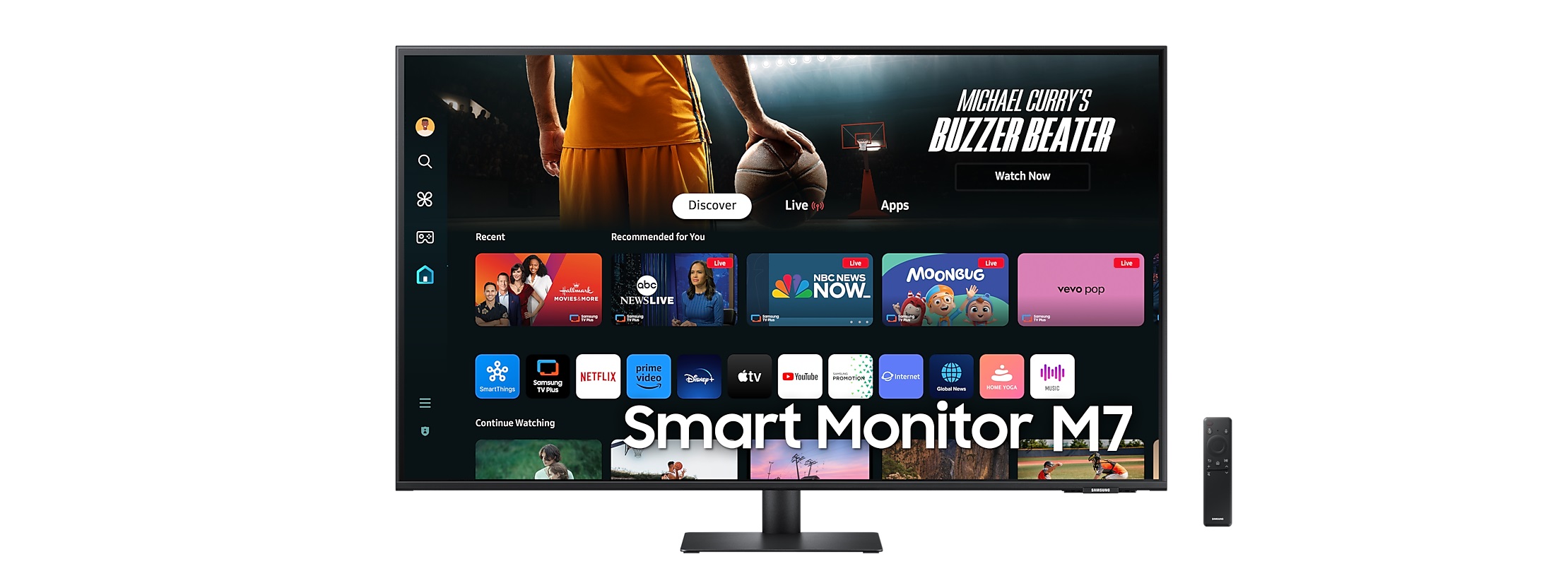 32 LED monitor SAMSUNG Smart Monitor M7 S32DM702UU