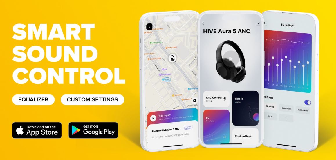 Bezdrátová sluchátka NICEBOY Aura 5 ANC