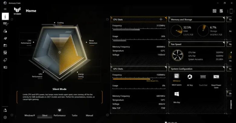 Herní notebook ASUS TUF Gaming A14 FA401WV