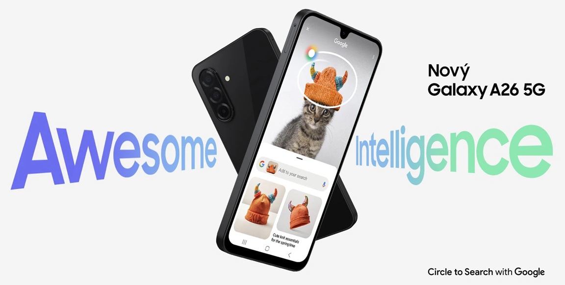 Mobilní telefon SAMSUNG Galaxy A26 5G 8GB256GB Black