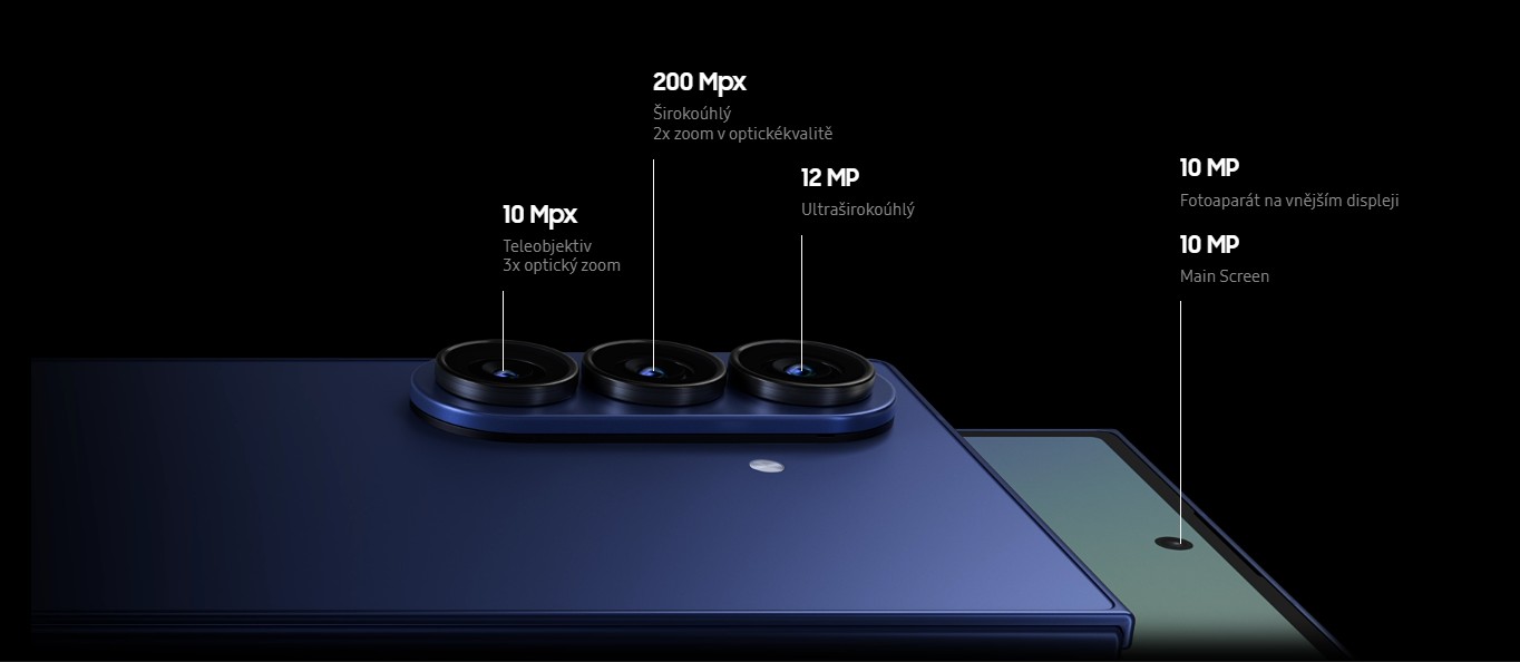 Mobilní telefon SAMSUNG Galaxy Z Fold 7 12GB512GB Black