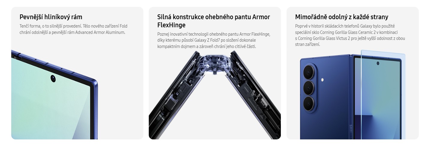 Mobilní telefon SAMSUNG Galaxy Z Fold 7 12GB256GB Black