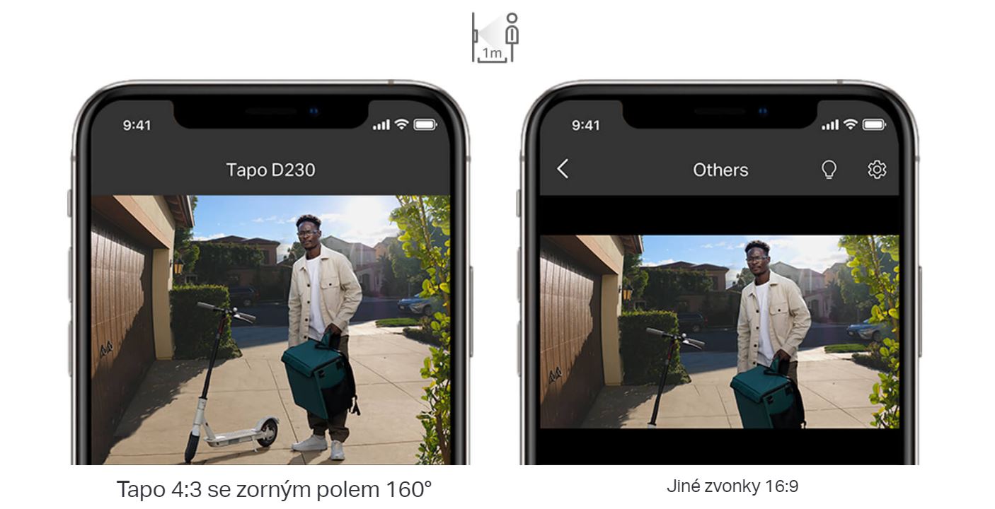 Chytrý dveřní zvonek s kamerou TPLINK Tapo D230S1
