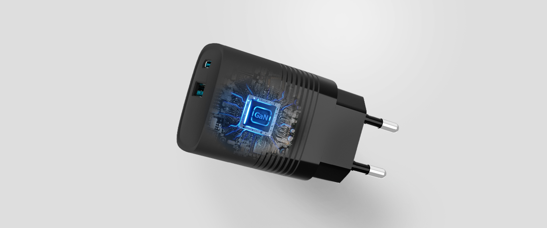 USB nabíječka NATEC RIBERA GaN 30 W