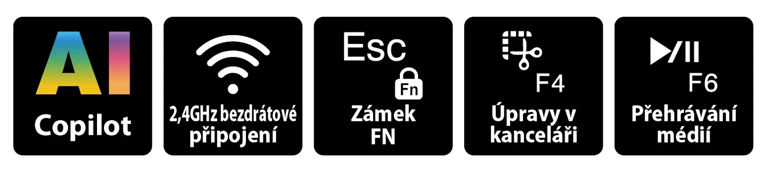 Sada bezdrátové klávesnice a myši GENIUS LuxeMate Q8100