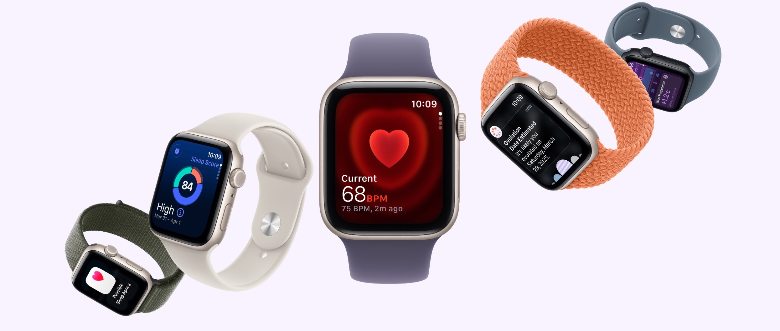 Chytré hodinky APPLE Watch SE 3 44 Sport Band Starlight