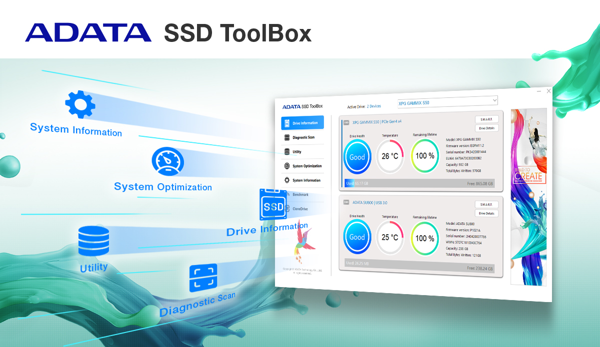 SSD disk ADATA SU650 1TB