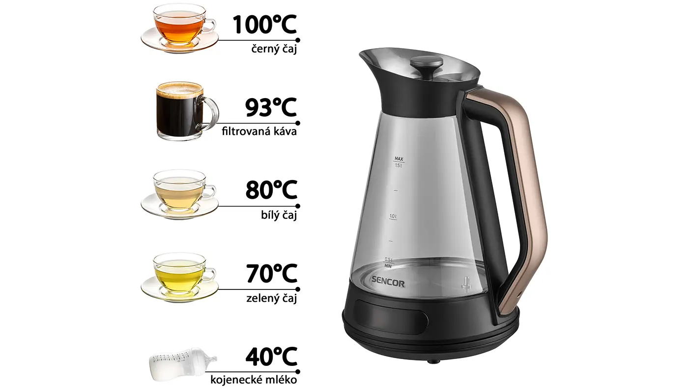 Rychlovarná konvice SENCOR SWK 1595BK