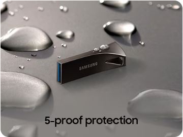 Přenosný flash disk SAMSUNG BAR Plus 128GB Titan Gray