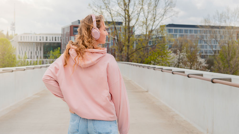 Bezdrátová sluchátka SENCOR SEP Corporate Rose