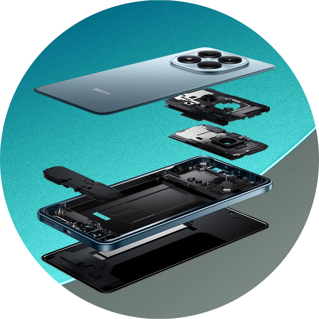 Mobilní telefon XIAOMI Redmi Note 15 Pro 8GB256GB Glacier Blue