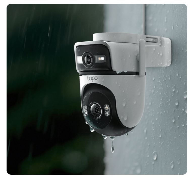 Venkovní bezpečnostní kamera s dvojitou čočkou a funkcí pantilt TPLINK Tapo C545D
