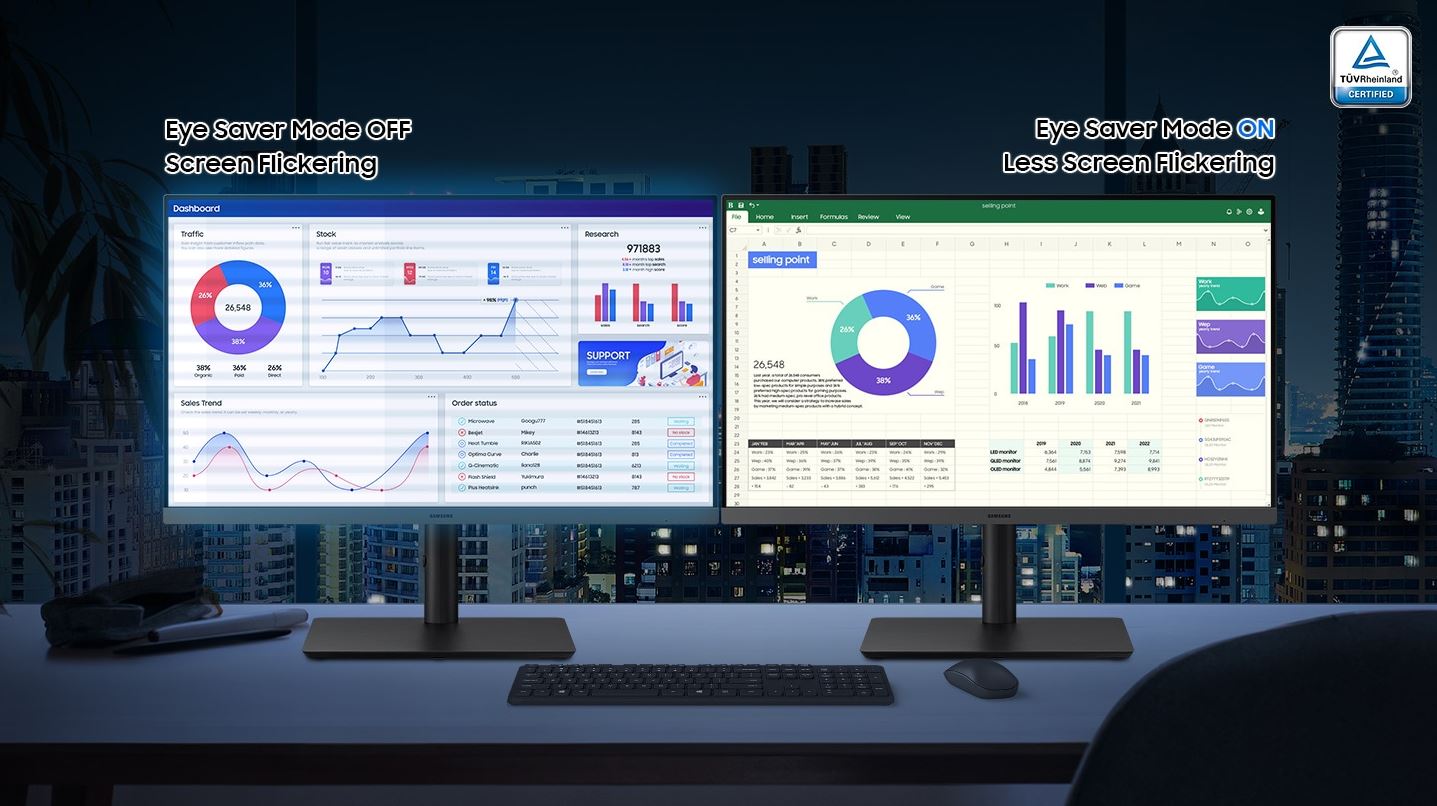 24 LED monitor SAMSUNG Essential S4 S24C432GAU