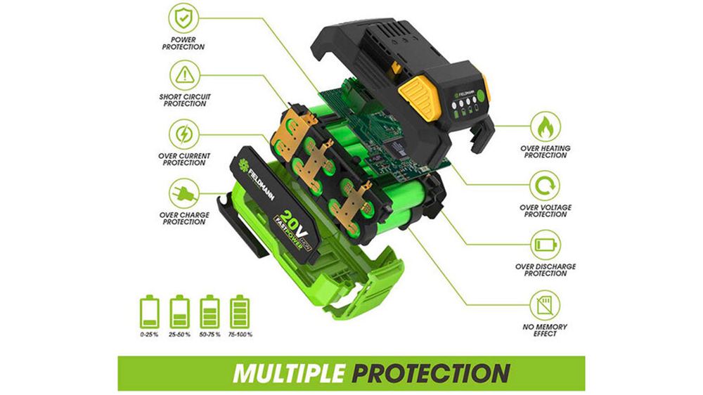 Akumulátor FIELDMANN FDUZ 79080 20V 8Ah