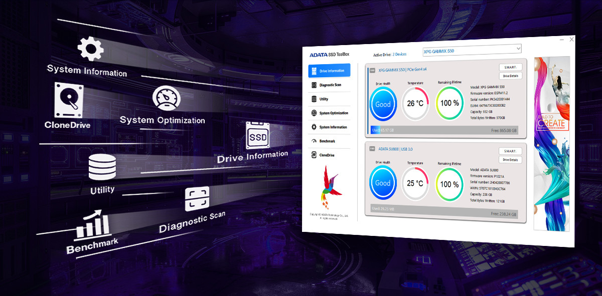 SSD disk ADATA LEGEND 860 500GB