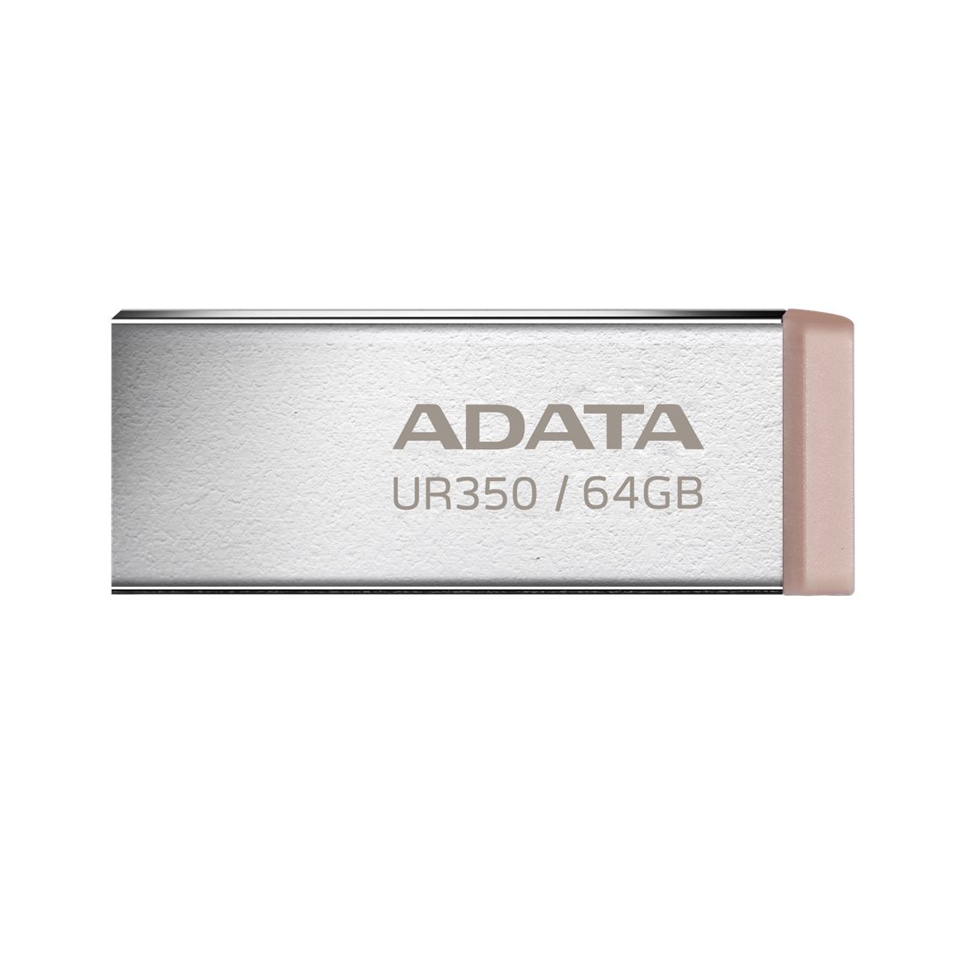 Přenosný flash disk ADATA UR350 64GB hnědá