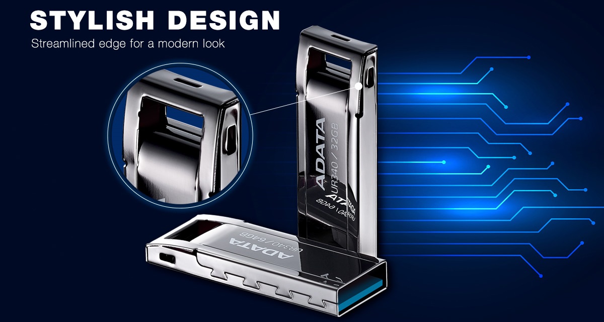 Přenosný flash disk ADATA UR340 32GB USB 32