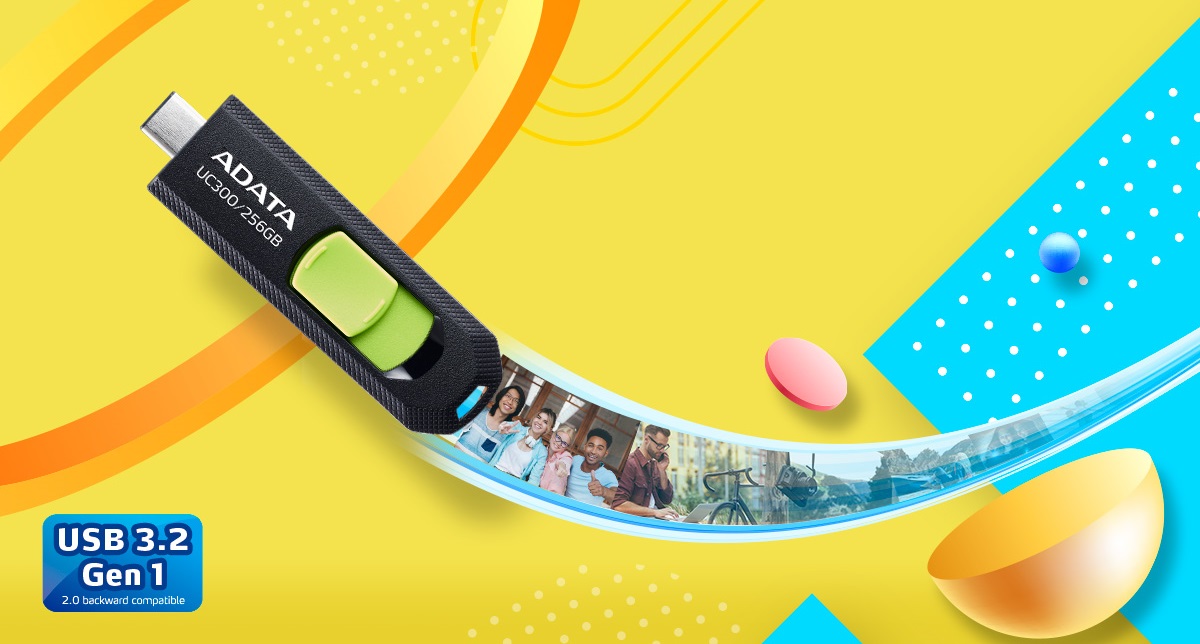 Přenosný flash disk ADATA UC300 256GB USB 32